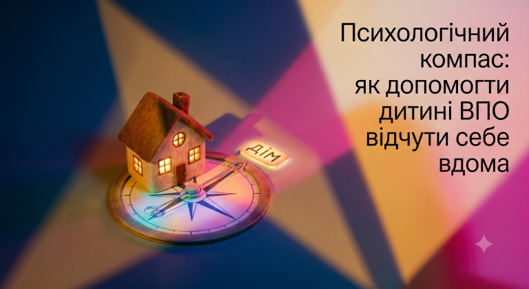 Тренінг: «Психологічний компас: як допомогти дитині ВПО відчути себе вдома»